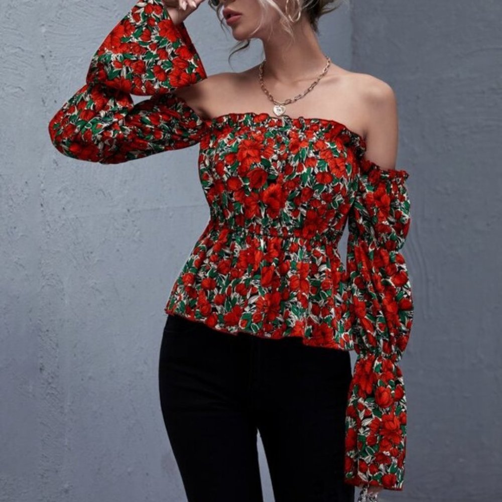 BOHO Floral Top - Picture 4 of 4